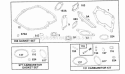 Gasket Sets Diagram and Parts List for  Briggs and Stratton Engine